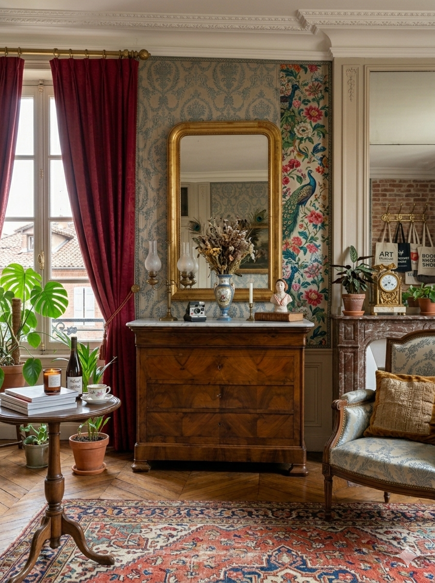 Grande Commode Epoque Louis Philippe en Noyer plateau Marbre blanc – Image 8