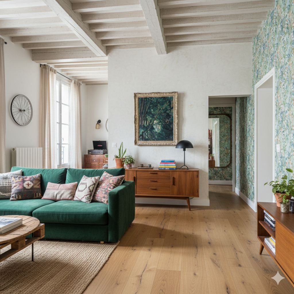 Tableau E.Sabouraud Huile sur Toile Cadre Montparnasse – Image 5