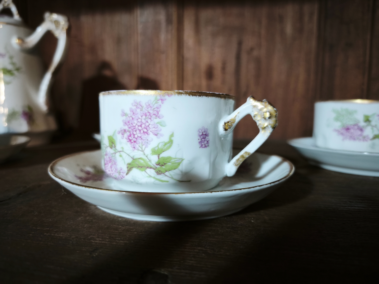 Service à Café en Porcelaine Epoque fin XIXème - Début XXème – Image 5