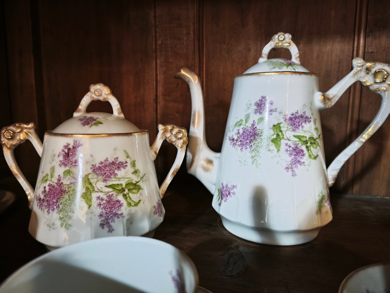 Service à Café en Porcelaine Epoque fin XIXème - Début XXème – Image 6