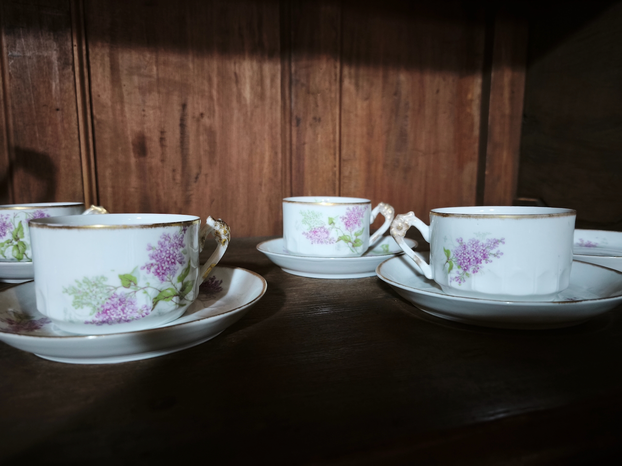 Service à Café en Porcelaine Epoque fin XIXème - Début XXème – Image 7