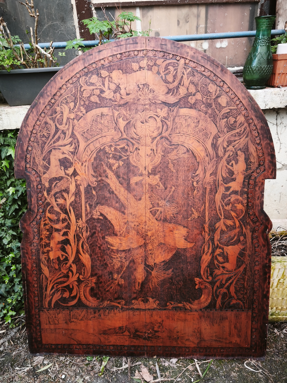 pyrogravure sur bois