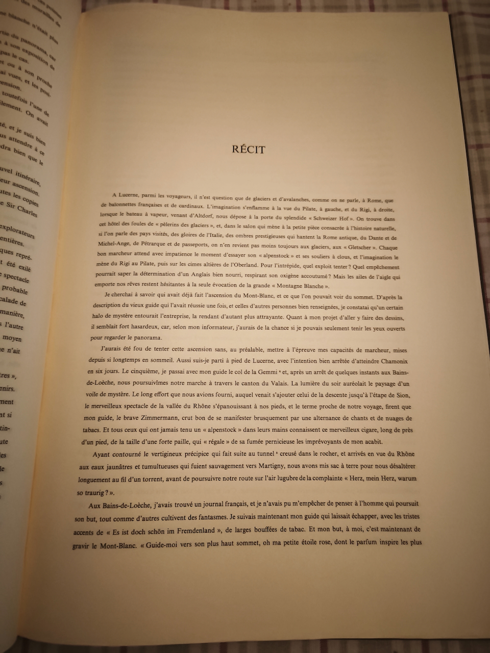 Livre J.D.H. BROWNE "Dix scenes illustrant mon ascension au mont blanc" Genève & Paris, Slatkine, 1980, imp. in-folio, 2 ff. + 13 p. + 10 planches en couleur, reliure en toile originale. – Image 4