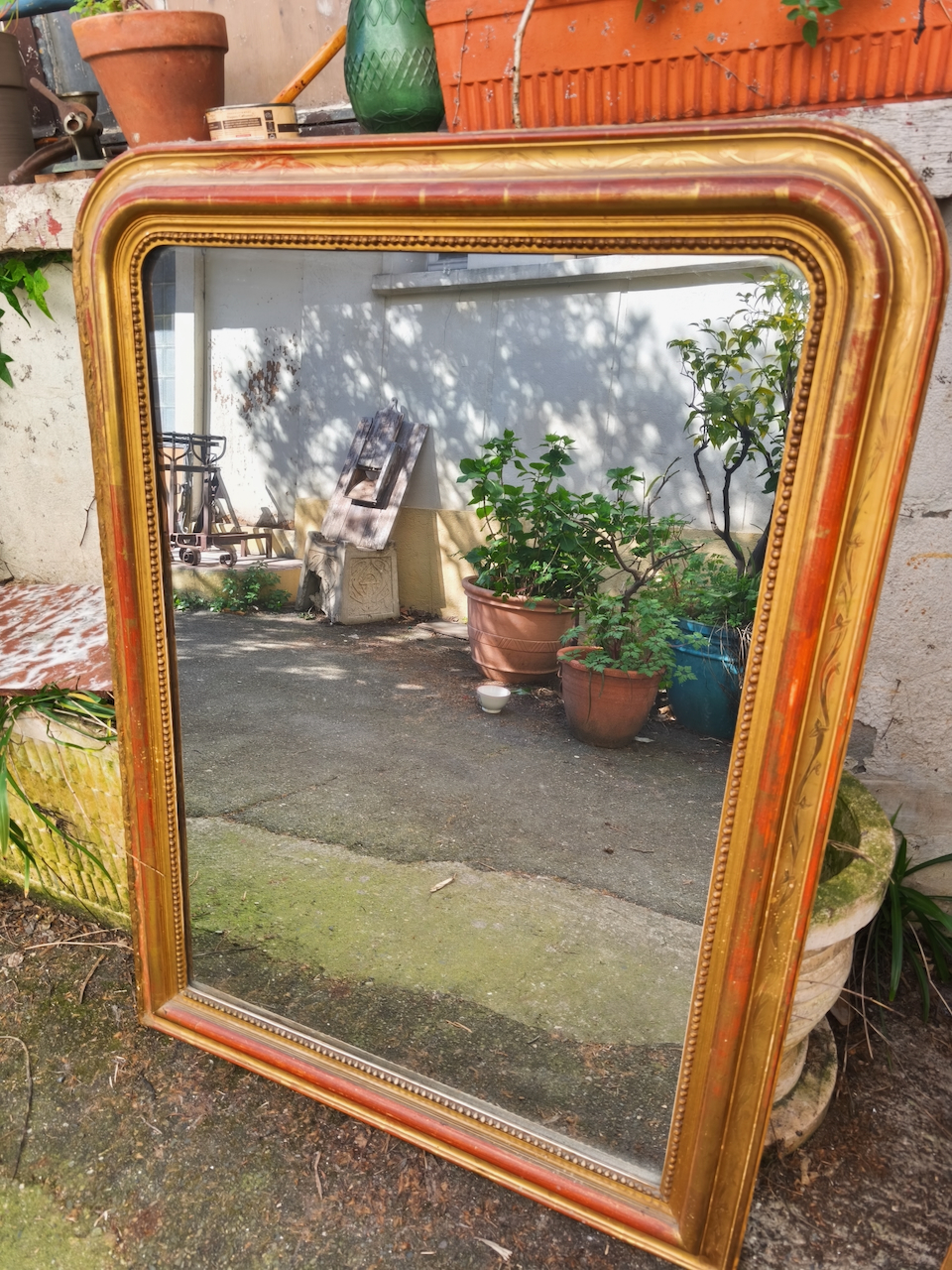 Miroir Doré Louis Philippe Epoque XIXème – Image 3