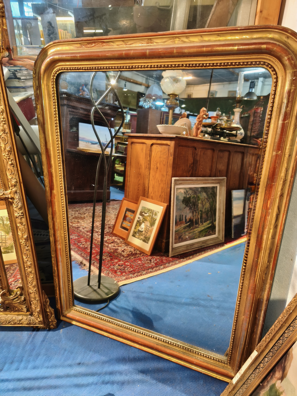 Miroir Doré Louis Philippe Epoque XIXème – Image 4