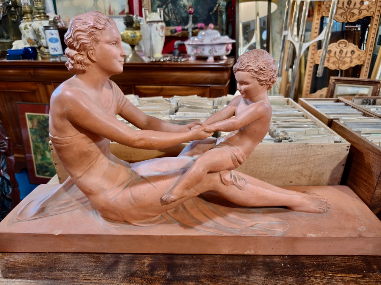 terre cuite art deco