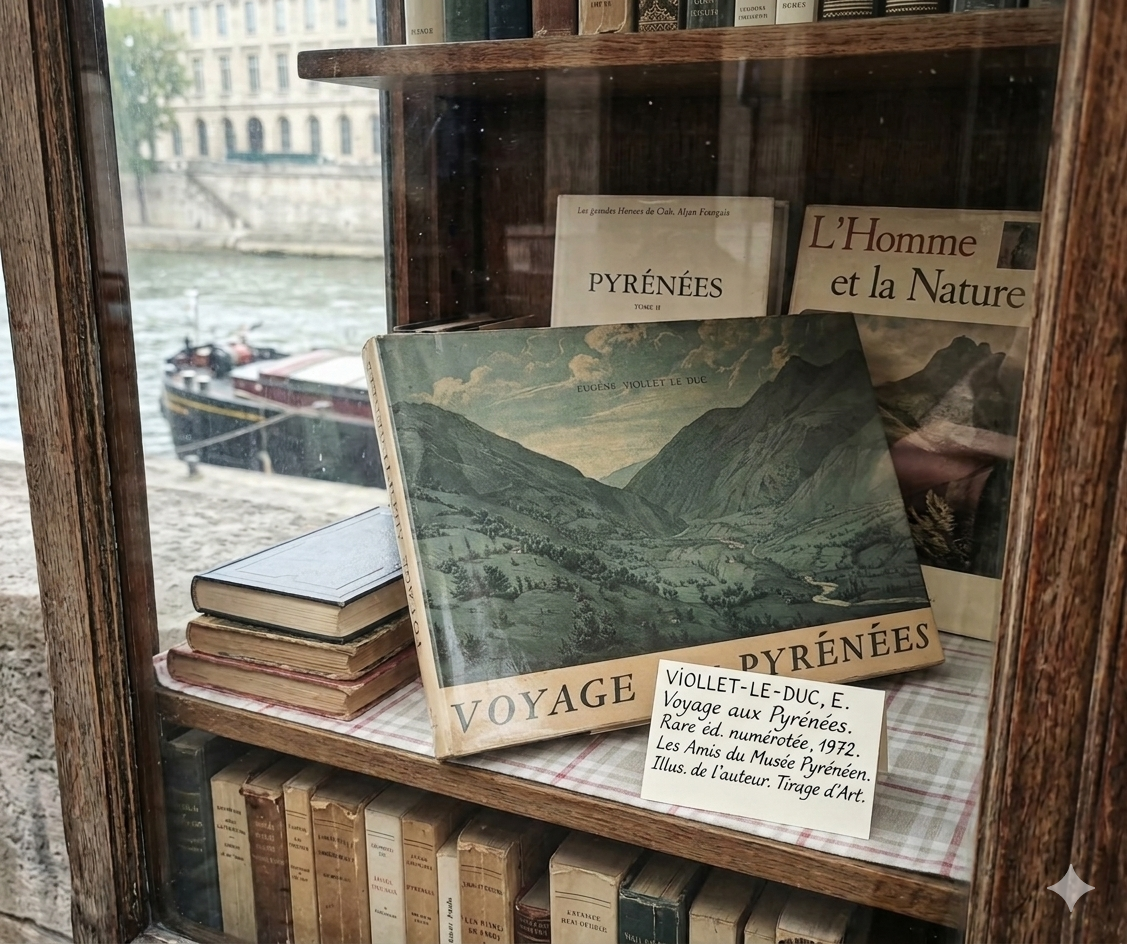 Voyage aux Pyrénées Livre de Eugène Viollet Le Duc Edition numérotée de 1972 Les amis du musée Pyrénéen – Image 14