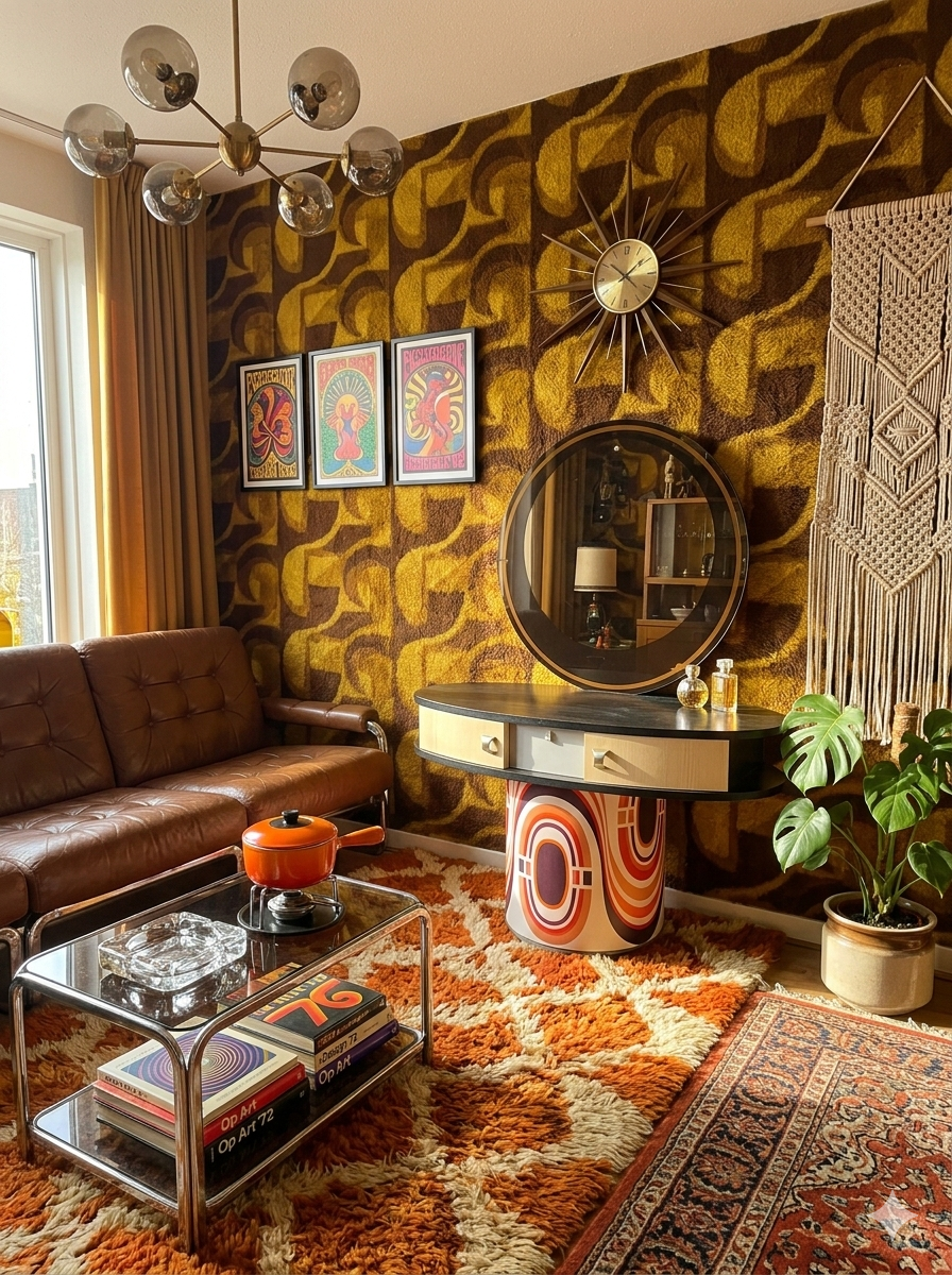 Coiffeuse Vintage années 70 – Image 3