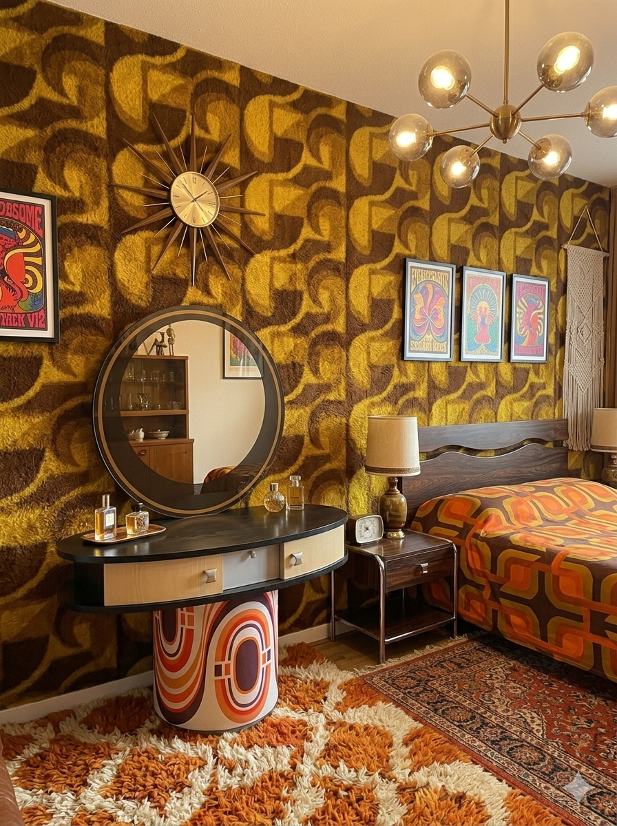 Coiffeuse Vintage années 70 – Image 4