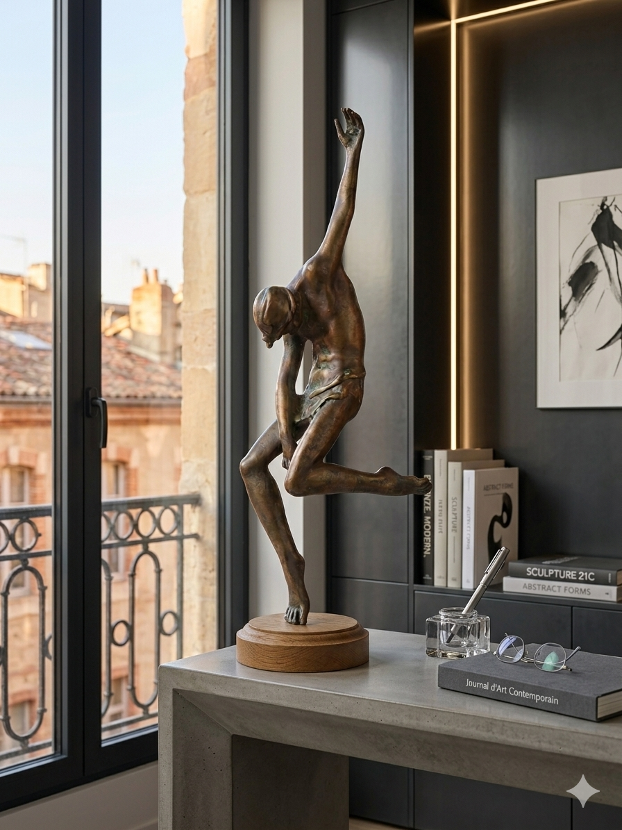 Bronze Moderne Epoque XXème – Image 8