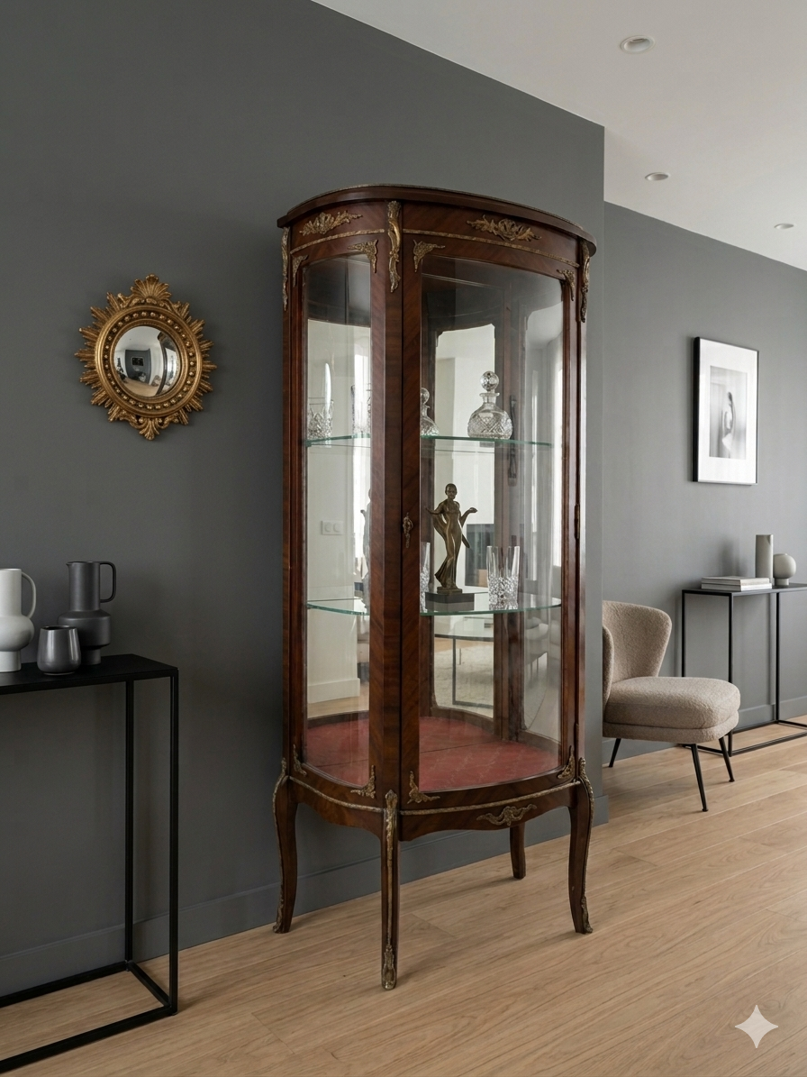Vitrine Napoléon III Palissandre – Image 7