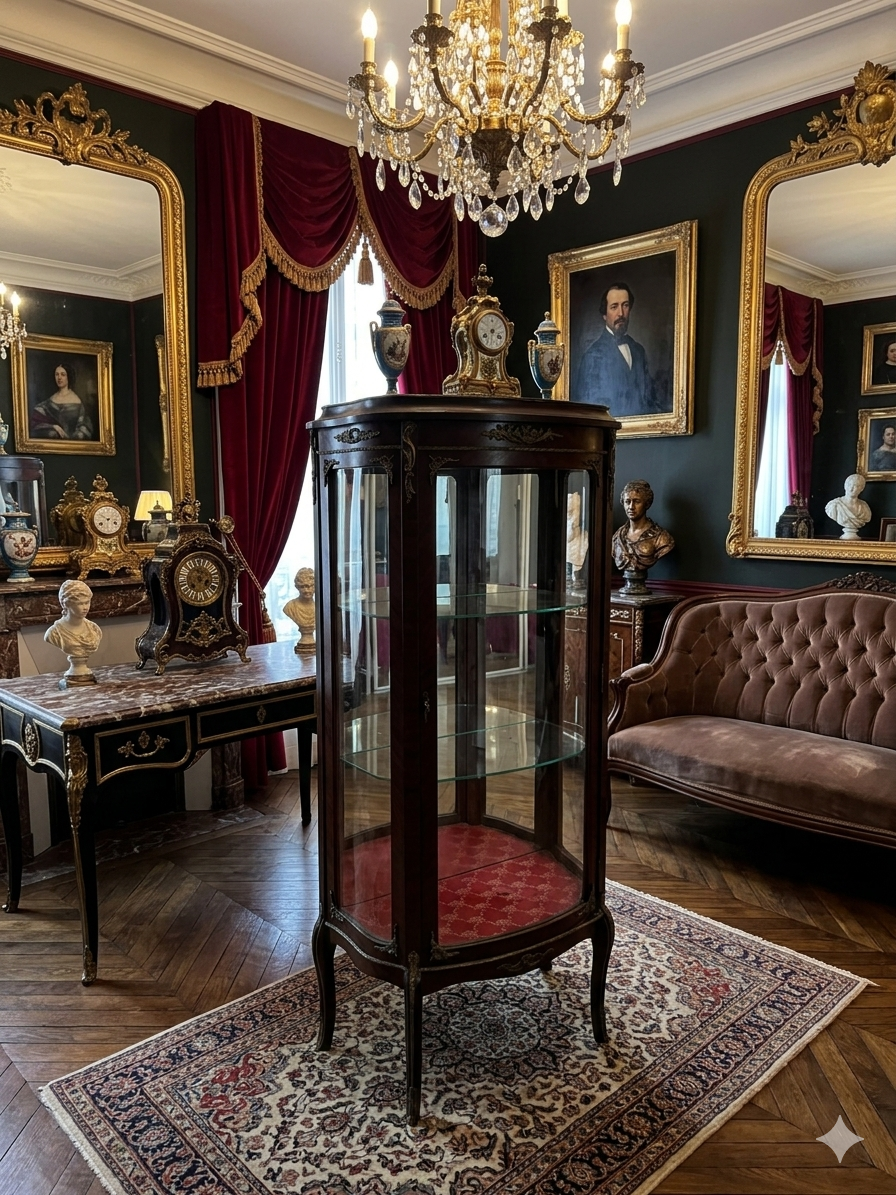 Vitrine Napoléon III Palissandre – Image 5