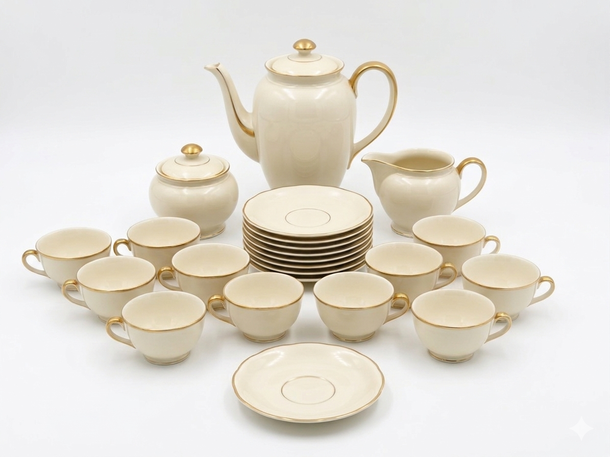 Service à Café Villeroy & Boch Années 40 – Image 6