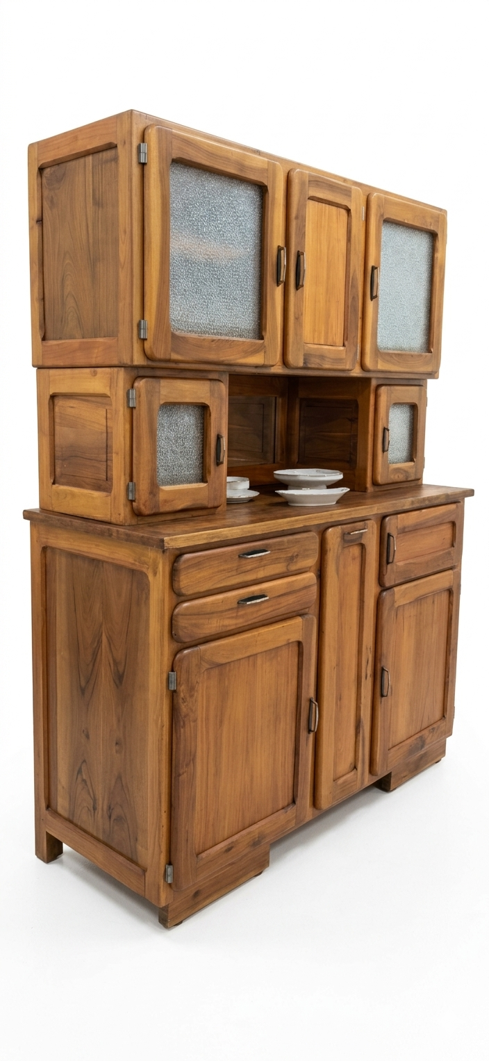 Buffet Mado en Noyer Vintage des Années 40 – Image 3