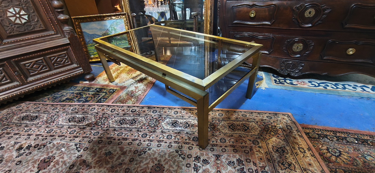 Table Basse 70 Vintage designer Guy Lefèvre pour la Maison Jansen – Image 5