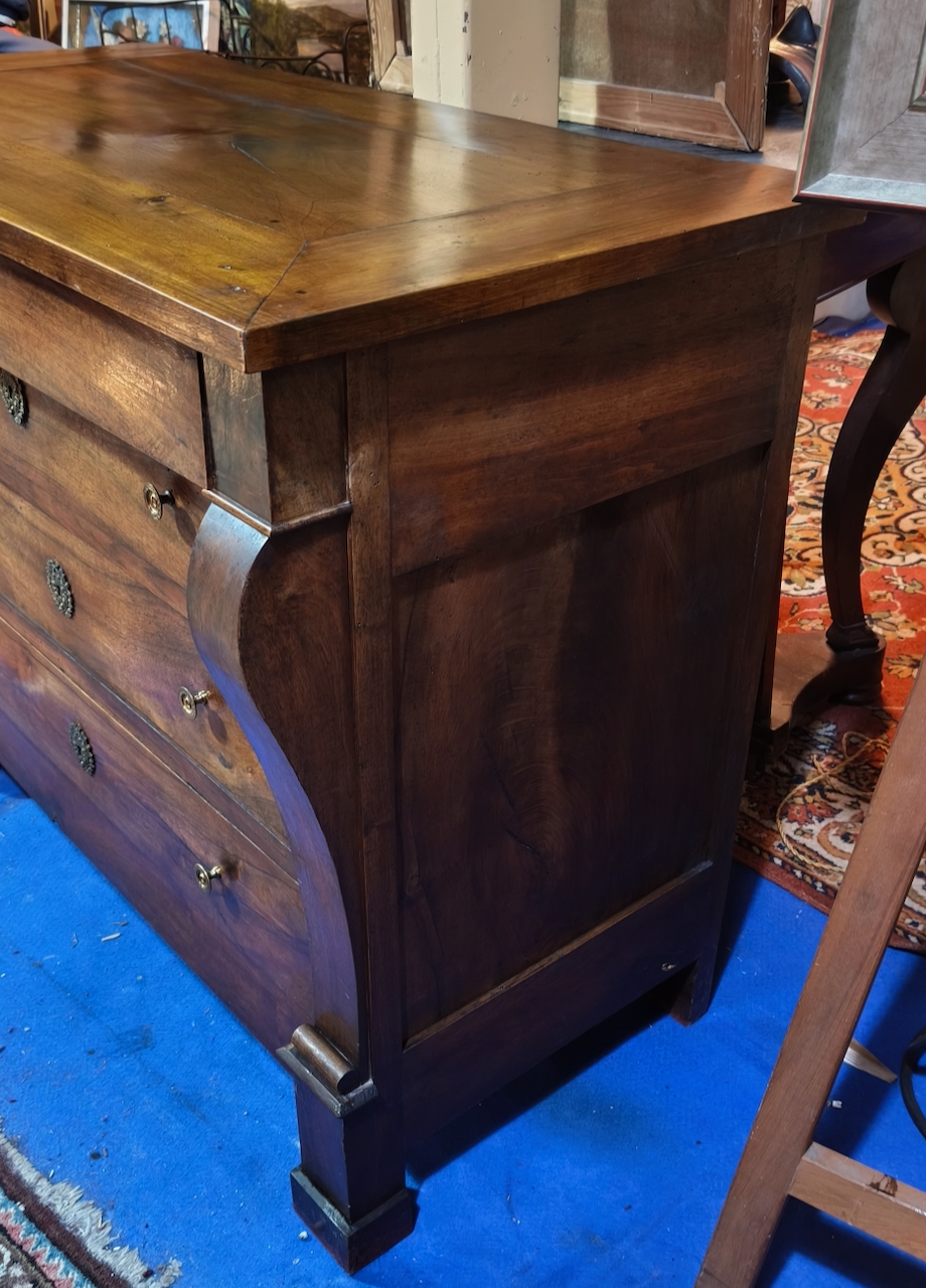 Commode Restauration Epoque XIXème en Noyer massif – Image 5