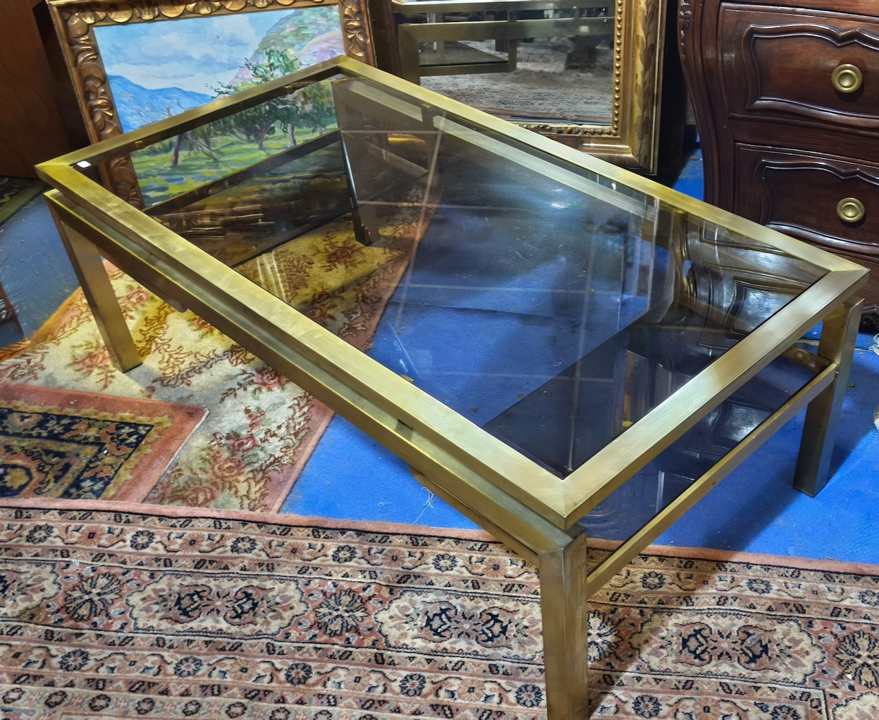 Table Basse 70 Vintage designer Guy Lefèvre pour la Maison Jansen – Image 2