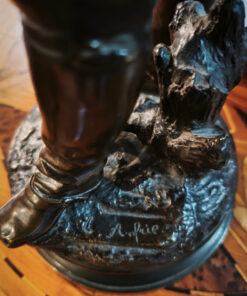 Bronze C.Anfrie Soldat de la Garde Nationale Mobile 1870 – Image 4