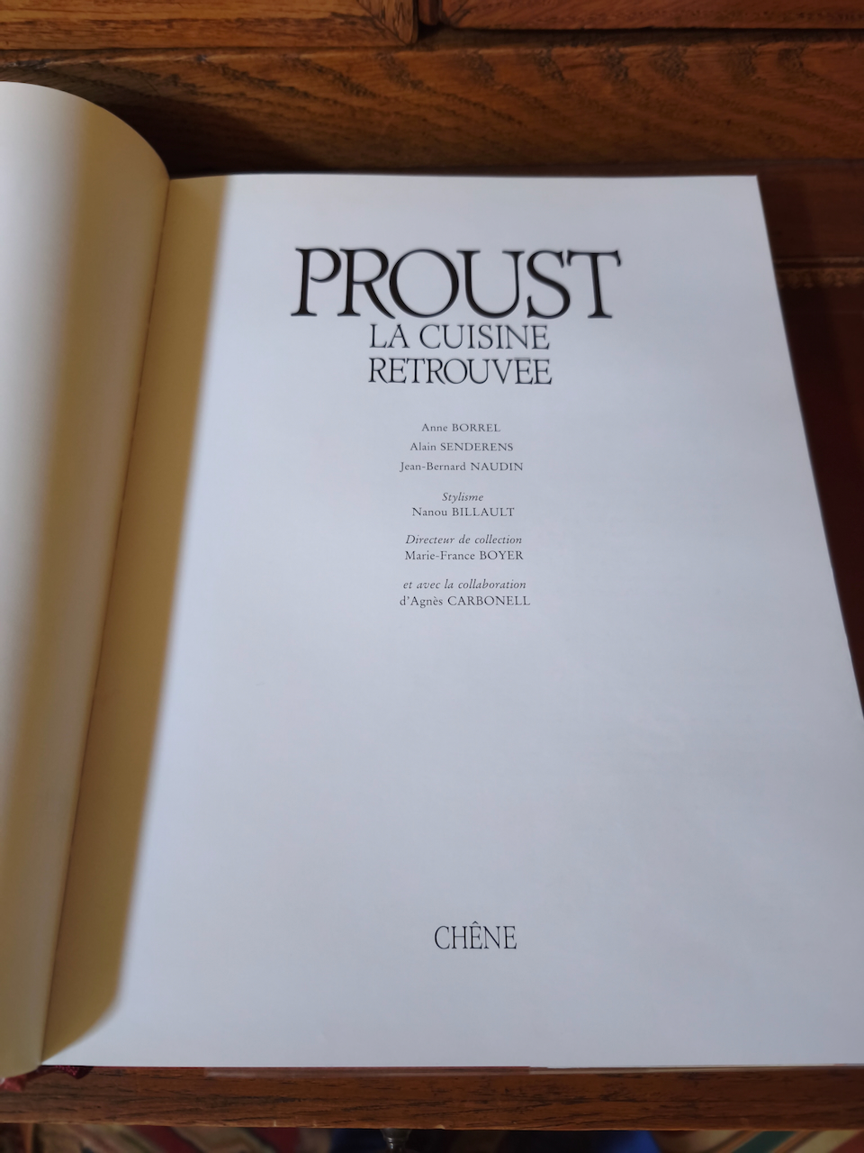 Proust - La cuisine retrouvée Editions du Chêne – Image 2