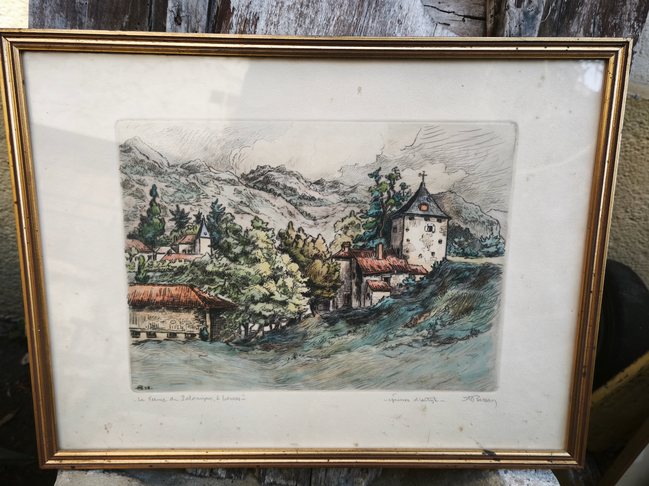 Marcel Besson Gravures Originales Région de Luchon et Comminges – Image 6