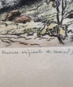 Marcel Besson Gravures Originales Région de Luchon et Comminges – Image 15