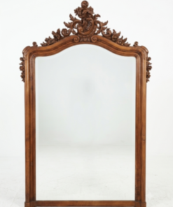 Miroir en Noyer de Style Rocaille Epoque fin XIXème – Image 5