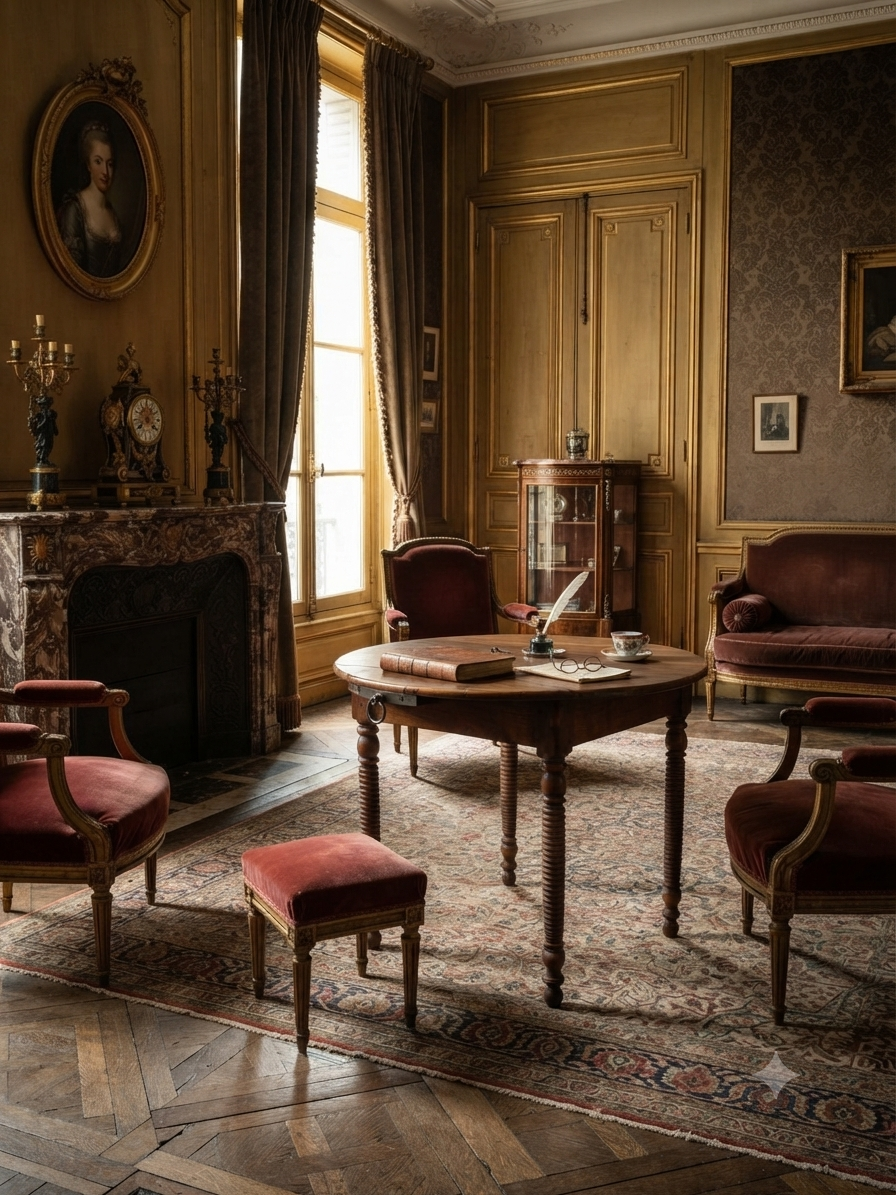 Table ronde Louis Philippe en Noyer Massif Epoque XIXème – Image 5
