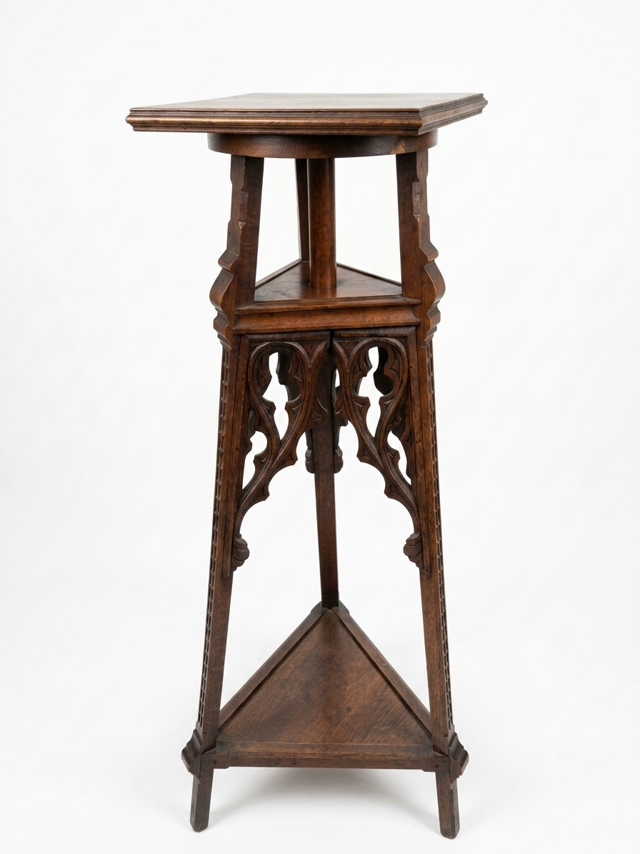 Sellette de Sculpteur fin XIXème en Chêne – Image 4