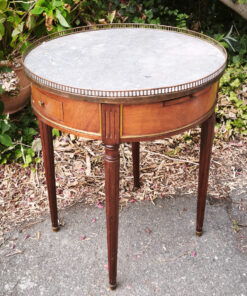 Table Bouillotte de Style Louis XVI placage Acajou Epoque début XXème – Image 2