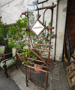 Portemanteau Vintage en Bambou – Image 2