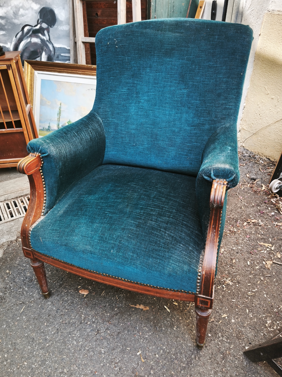 fauteuil style louis xvi