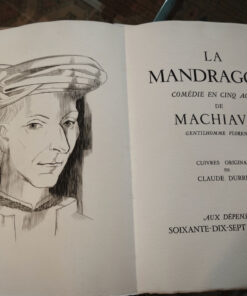 La Mandragore de Machiavel Édition Aux dépens des Soixante-Dix-Sept Bibliophiles Exemplaire n°58 – Image 6