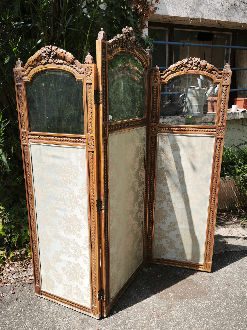 Paravent Bois Doré Louis XV ( Style) Epoque fin XIXème/Début XXème – Image 3
