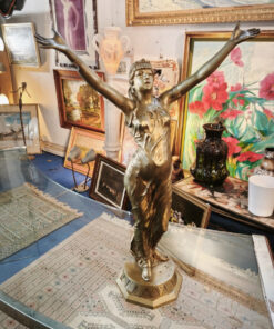 Bronze Garnier Style Art Nouveau "Salammbô" – Image 2