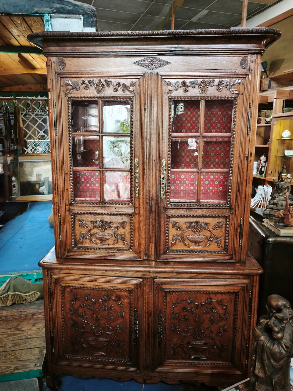 Buffet deux-corps en Chêne massif Epoque XIXᵉ – Image 3