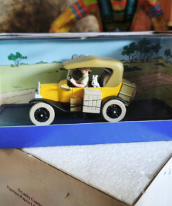 en voiture tintin