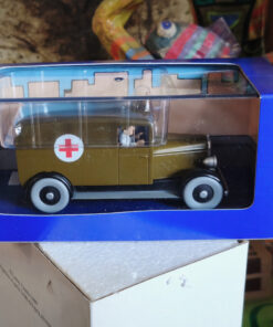 En voiture Tintin échelles 1/43e, éditées par Atlas / Moulinsart dans leurs boîtes bleues d'origine avec décors en fond de boîte – Image 29