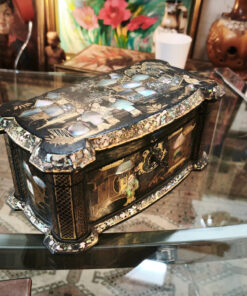 Boîte à thé d'époque Napoléon III (XIXᵉ siècle) – Image 2