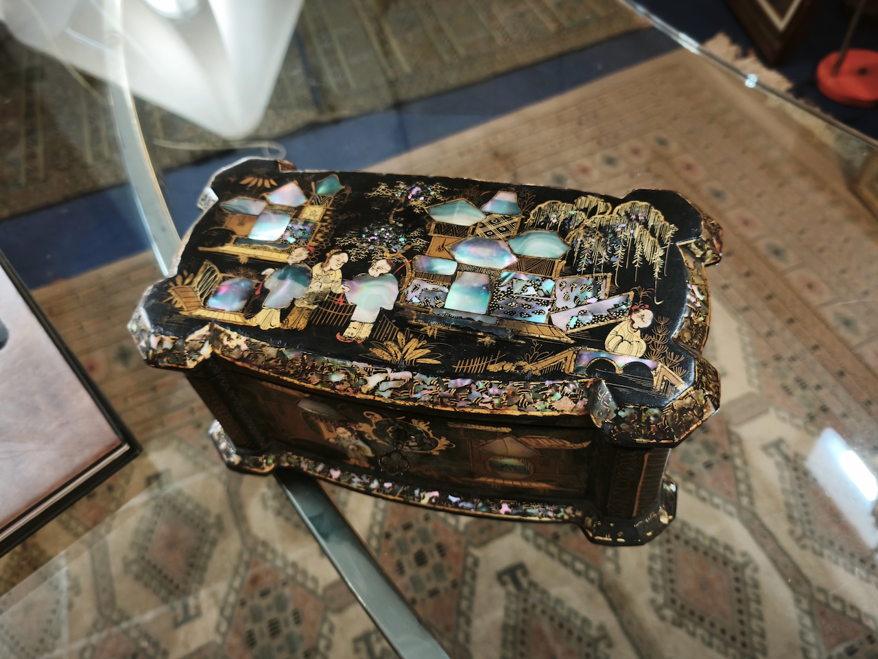 Boîte à thé d'époque Napoléon III (XIXᵉ siècle) – Image 3