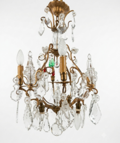 Lustre pampilles à quatre lumières – Image 3