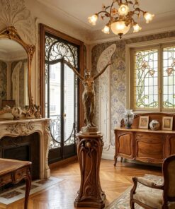 Bronze Garnier Style Art Nouveau "Salammbô" – Image 12