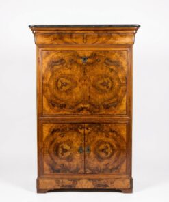 Secrétaire Louis Philippe Epoque XIXème placage décors ailes papillon – Image 5