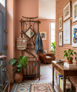 Portemanteau Vintage en Bambou – Image 4