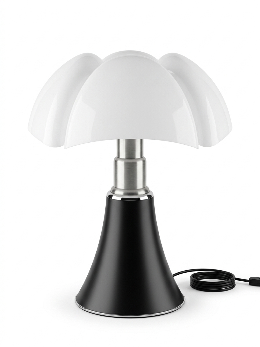 Pipistrello Medium LED Noire Gae Aulenti pour Martinelli Luce Seconde Main – Image 7