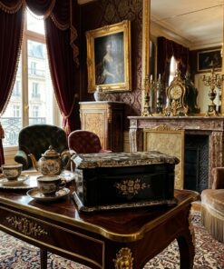 Boîte à thé d'époque Napoléon III (XIXᵉ siècle) – Image 10