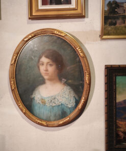 Pastel Paul Pujol portrait féminin – Image 3