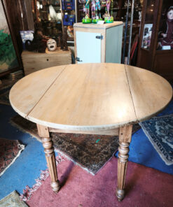 Alternative view of Table à abattant bois clair