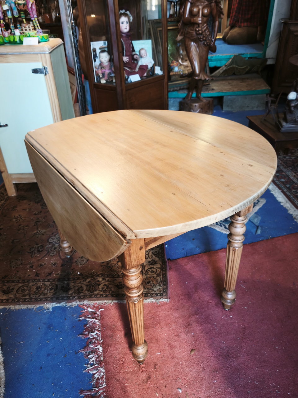 Table à abattant bois clair – Image 3