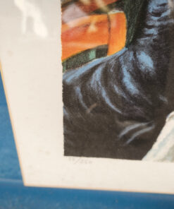 Lithographie Renoir Pierre-Auguste(1881) « Le Déjeuner des canotiers » numéroté 55/250 – Image 4