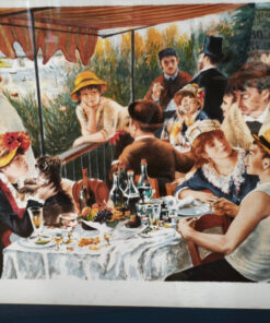 Lithographie Renoir Pierre-Auguste(1881) « Le Déjeuner des canotiers » numéroté 55/250 – Image 5